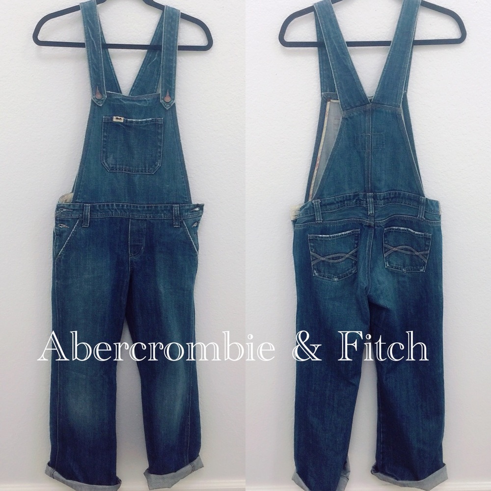 Abercrombie & Fitch Classic Blue Women's Overalls